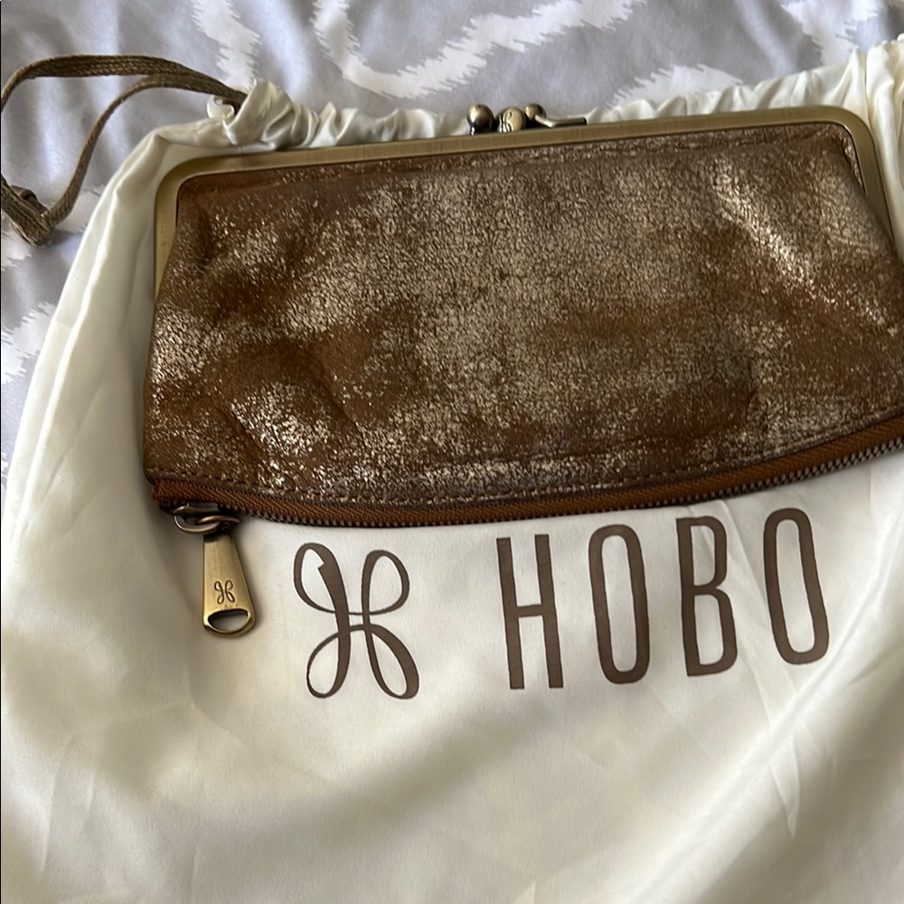 Hobo Brown Clutch Bag